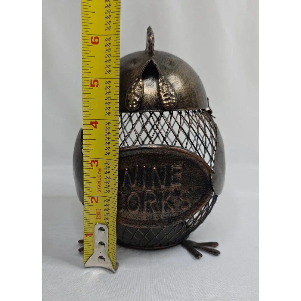 True Gobble Hen Cork Holder Metal Chicken Wine Cork Holder Rustic Farmhouse